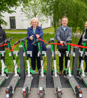 Swiftmile & Lime Scooter Parking and Charging station in Germany