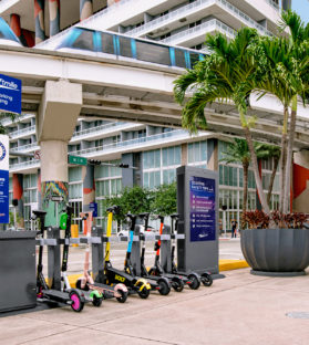 Swiftmile scooter hub in Miami