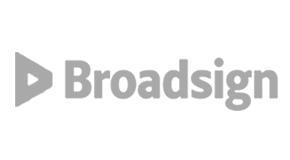 Broadsign Logo News Gray