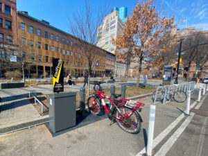 Safe Electric Bike Charging Station In Cooper Square New York City